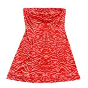 NWOT Miscreants x REVOLVE Women's Animal Print Cupid Mini Dress Size Medium